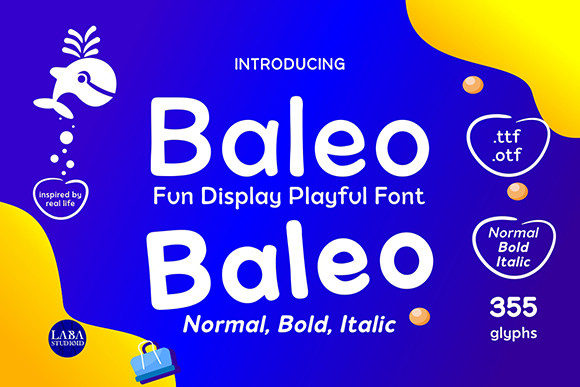 Baleo: A Clean Vintage Typeface for Modern Designers