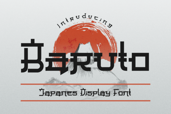 Baruto: The Bold Display Font for Modern Japanese Aesthetics