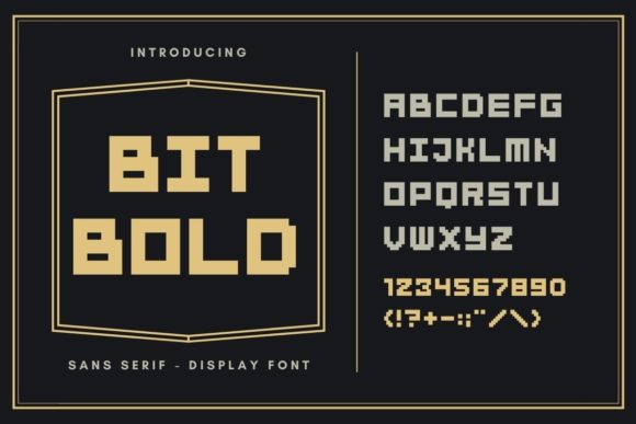 BitBold: The Pixel-Perfect Font for Digital Natives