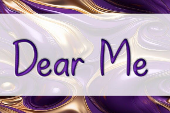Dear Me Font: A Handwritten Typeface for Modern Branding