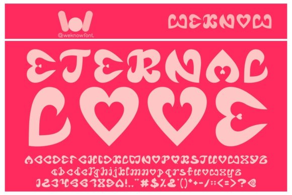 Eternal Love: The Decorative Font for Bold Branding & Creative Projects