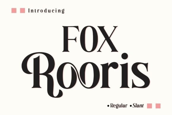 Fox Rooris: The Serif Font That Marries Timeless Style with Modern Design