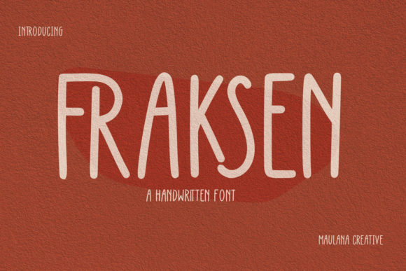 Fraksen: The Handwritten Font That Brings Authenticity to Your Brand