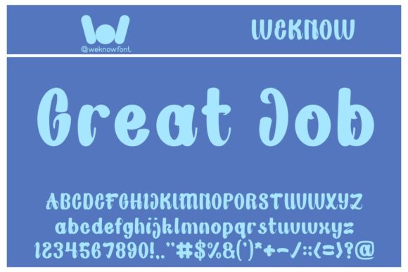 Great Job: A Handwritten Font with Character