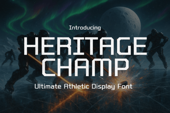 Heritage Champ: The Typeface Built for Athletic Dominance