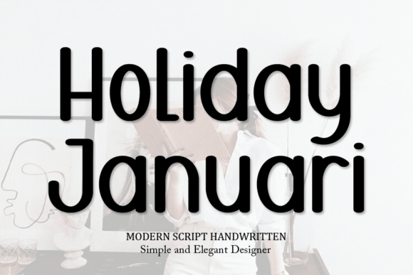Holiday Januari: The Handwritten Font for Authentic Branding