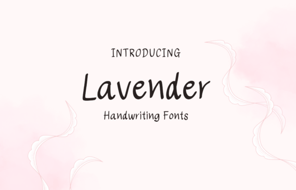 Lavender: The Sweet Handwritten Font for Creative Projects