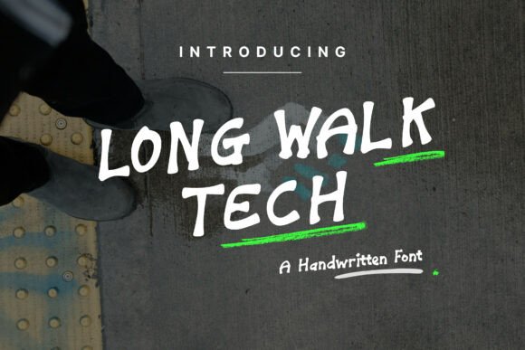 Long Walk Tech: The Gritty Typeface That Demands Attention