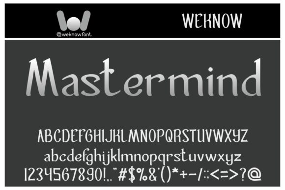 Mastermind: A Slab Serif with Bold Character for Modern Brands