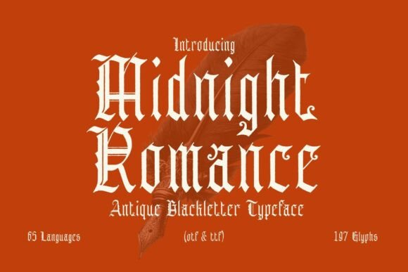 Midnight Romance: A Typeface with a Story to Tell
