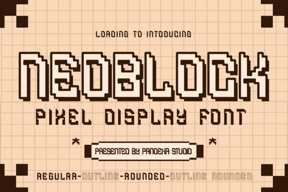 Neoblock: Capturing Retro Digital Vibes in Modern Design