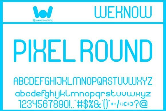 Pixel Round: The Monoline Sans-Serif for Modern Brands