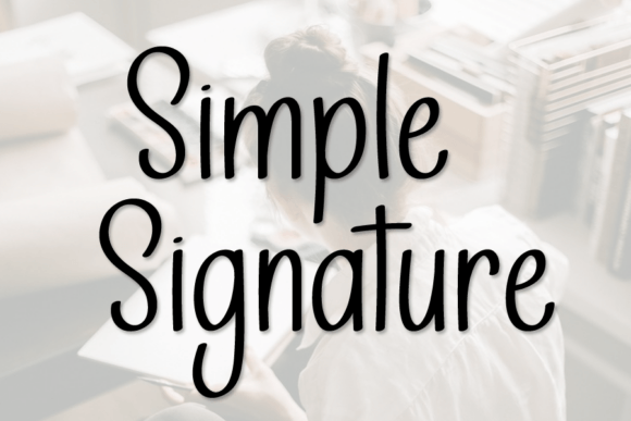 Simple Signature: A Handwritten Font That Feels Like You