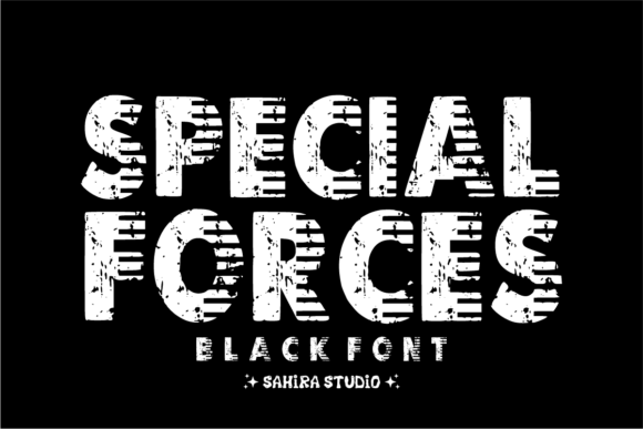 Special Forces: The Gritty Typeface for Maximum Impact