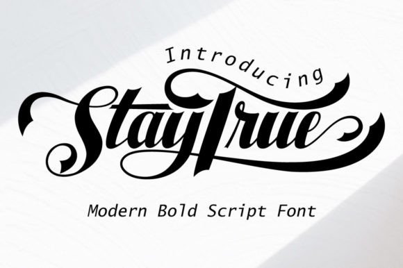 Staytrue: The Handwritten Font for Authentic Brand Connections