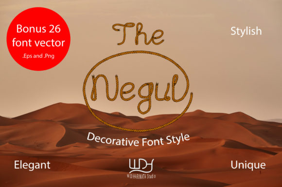 The Negul: A Stylish Font for Authentic, Creative Projects
