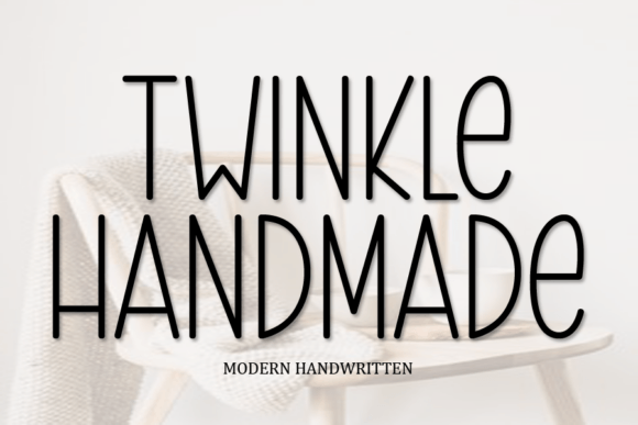 Twinkle Handmade: The Quirky Display Font for Creative Projects