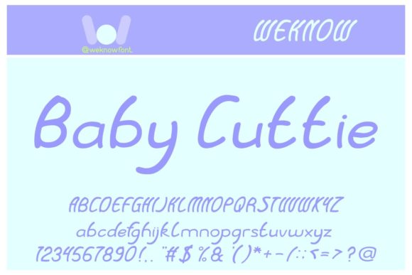 Why Baby Cuttie Handwritten Font Feels Like a Warm Hug for Your Brand